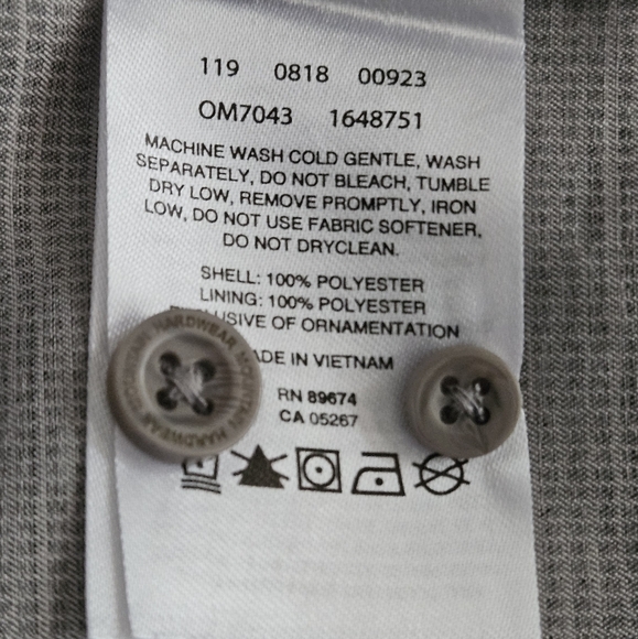 Mountain Hardware Medium Gray Canyon Button Up Long Sleeve Performance S… - Picture 14 of 16